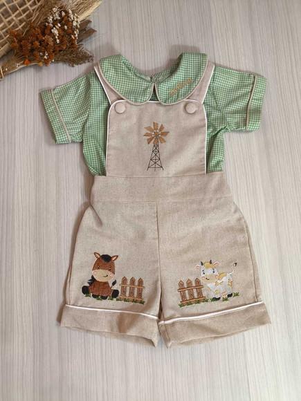 Conjunto Roupa Fazendinha
