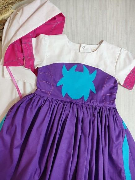 Fantasia Vestido Aranha Fantasma
