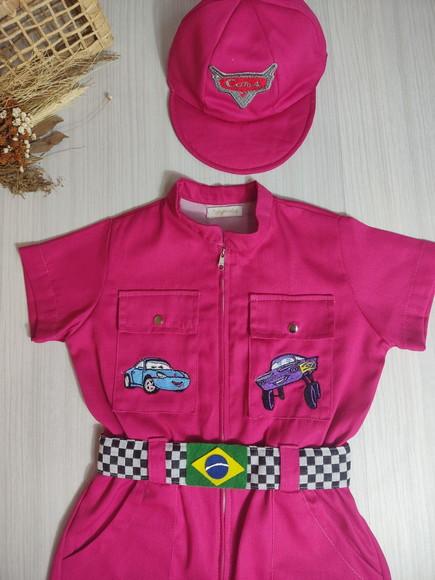 Macacão Carros Disney Menina