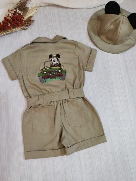 Macacão Safari Mickey