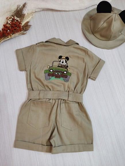 Macacão Safari Mickey