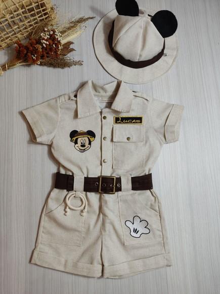 Macacão Safari Mickey