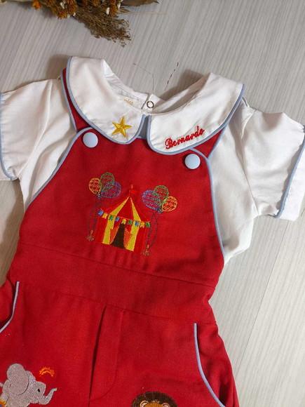Roupa temática circo menino