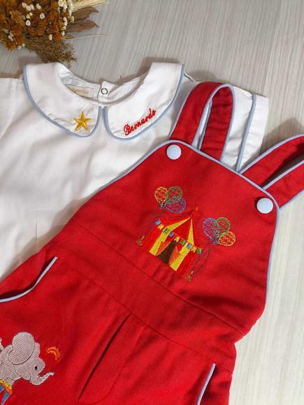 Roupa temática circo menino