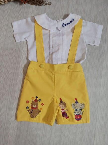 Roupa Jardineira Circo