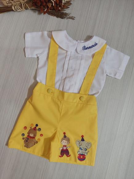 Roupa Jardineira Circo