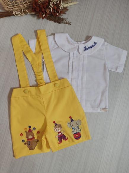Roupa Jardineira Circo