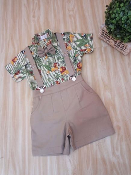 Roupa Safari Menino.