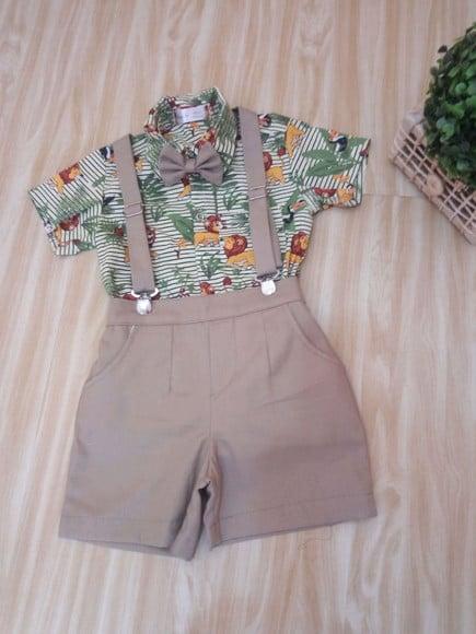Roupa Safari Menino.