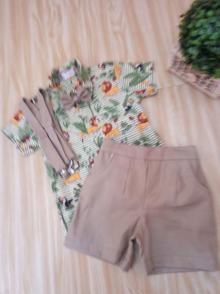 Roupa Safari Menino.