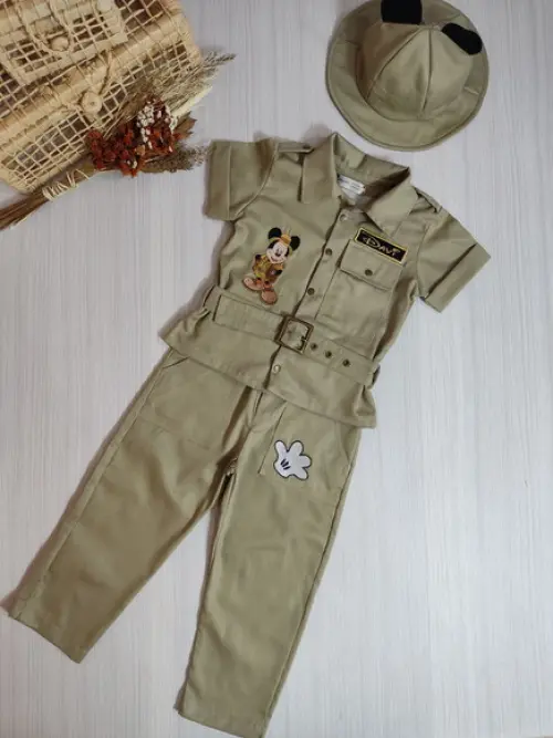 Macacão Mickey safari