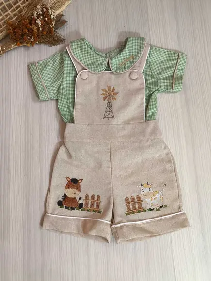 Conjunto Roupa Fazendinha
