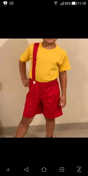 Fantasia Cascão Turma da Mônica