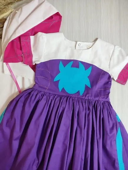 Fantasia Vestido Aranha Fantasma