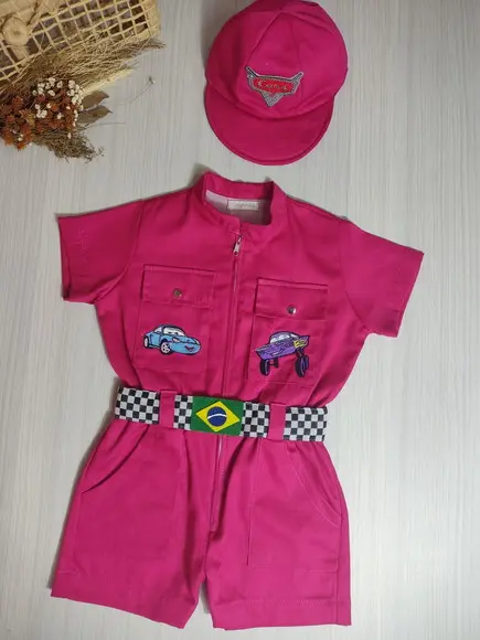 Macacão Carros Disney Menina