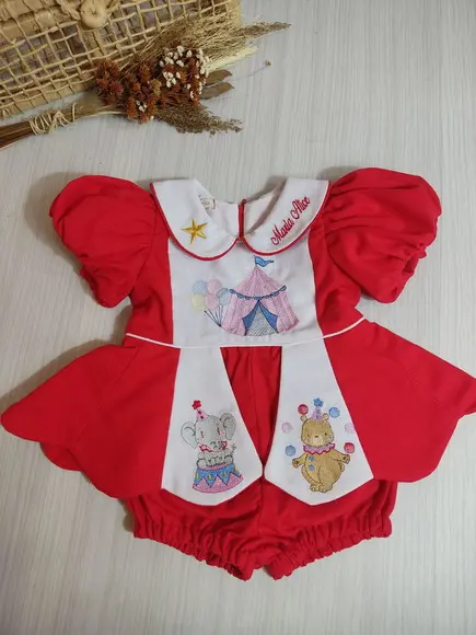 Romper Bombacha Circo Menina