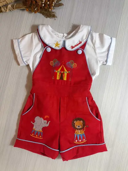 Roupa temática circo menino
