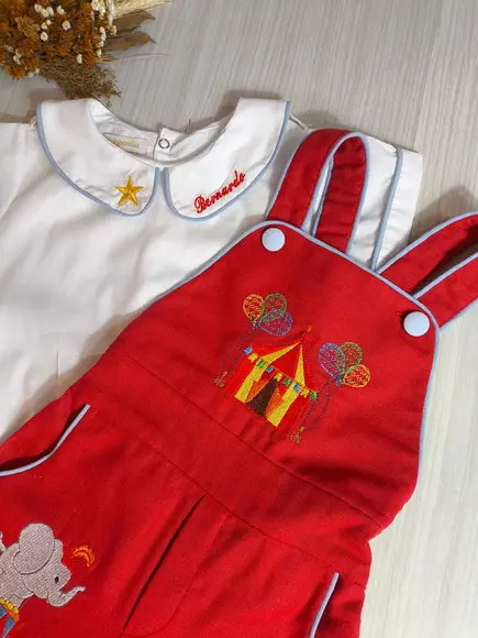 Roupa temática circo menino