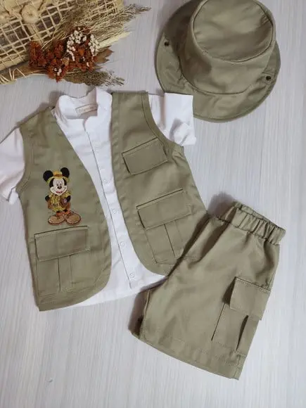Roupa Mickey Safari