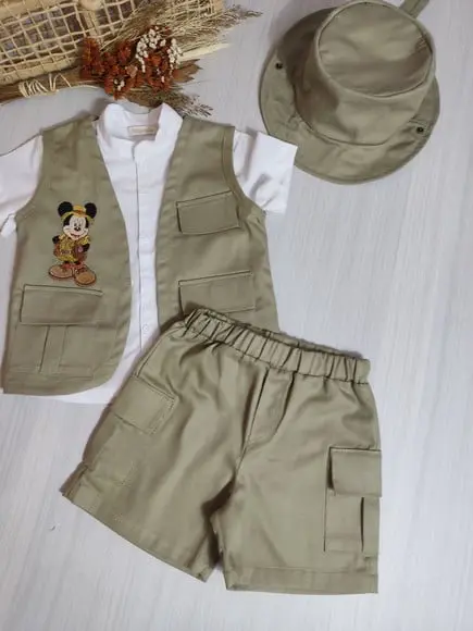 Roupa Mickey Safari
