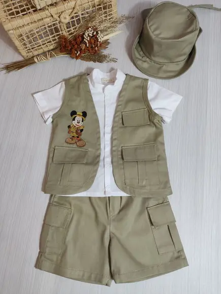 Roupa Mickey Safari