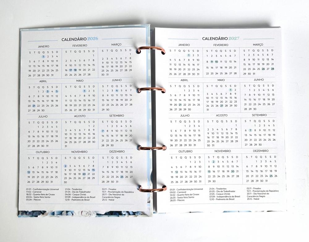 Agenda Fichario 2026