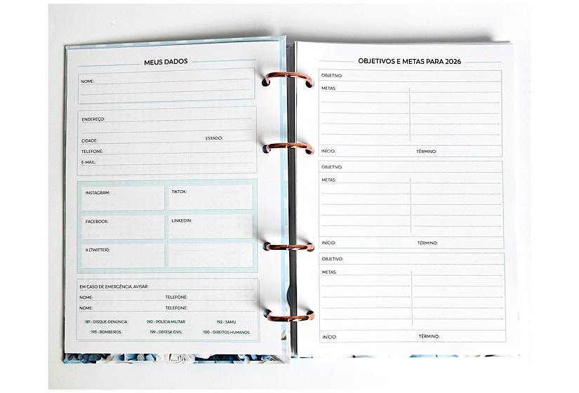 Agenda Fichario 2026