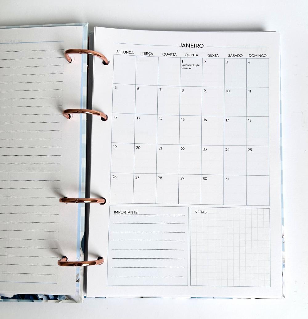 Agenda Fichario 2026