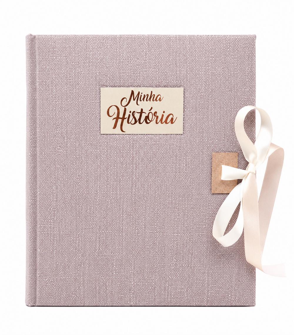 Álbum De Fotos Personalizado Em Tecido Sintético