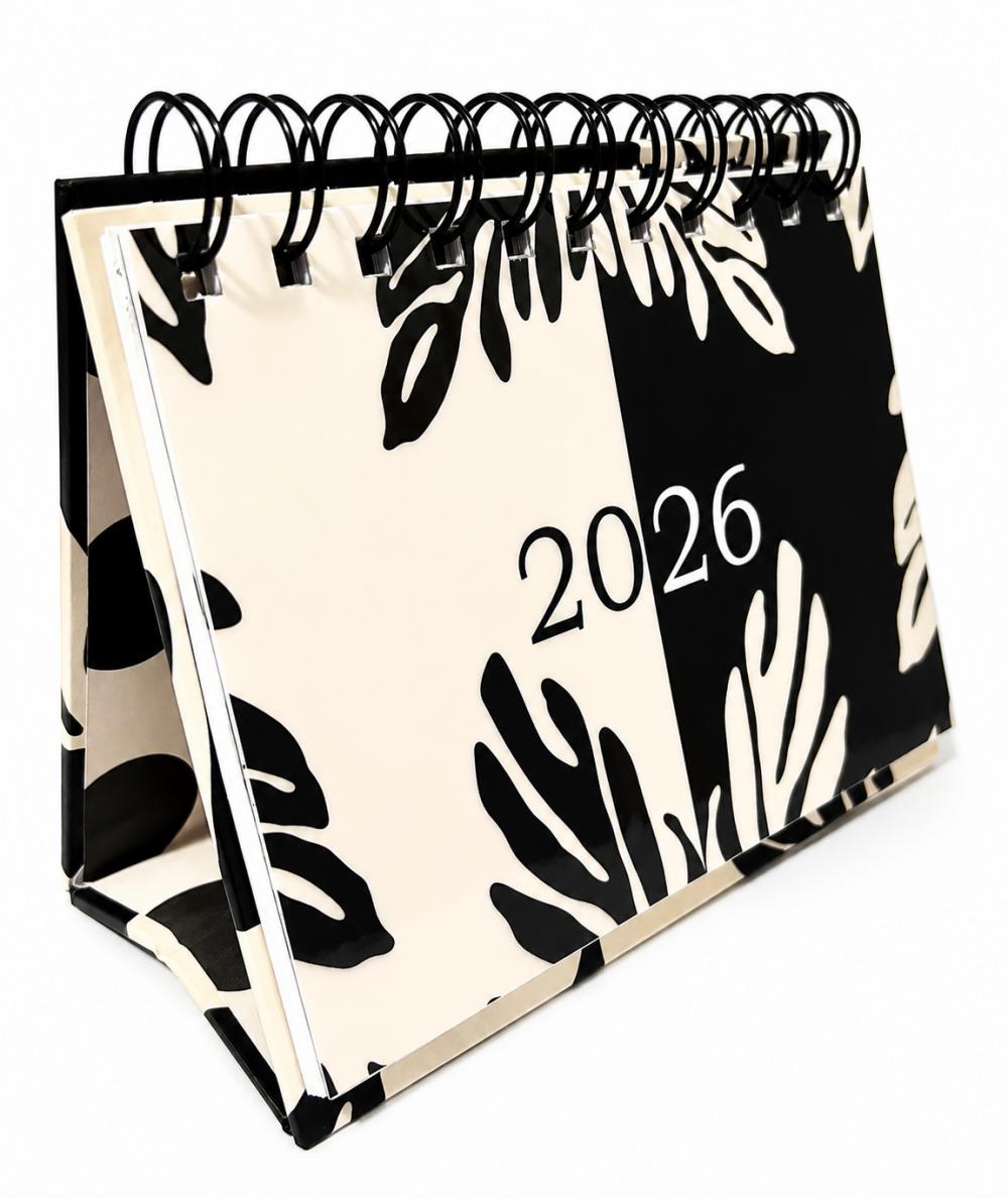 Calendário A6 (horizontal) de Mesa 2026