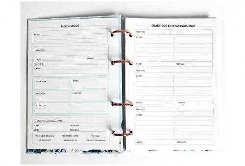 Agenda Fichario 2026