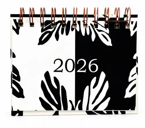 Calendário A6 (horizontal) de Mesa 2026