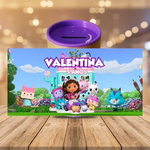 Adesivo para Cofrinho Casa Mágica da Gabby