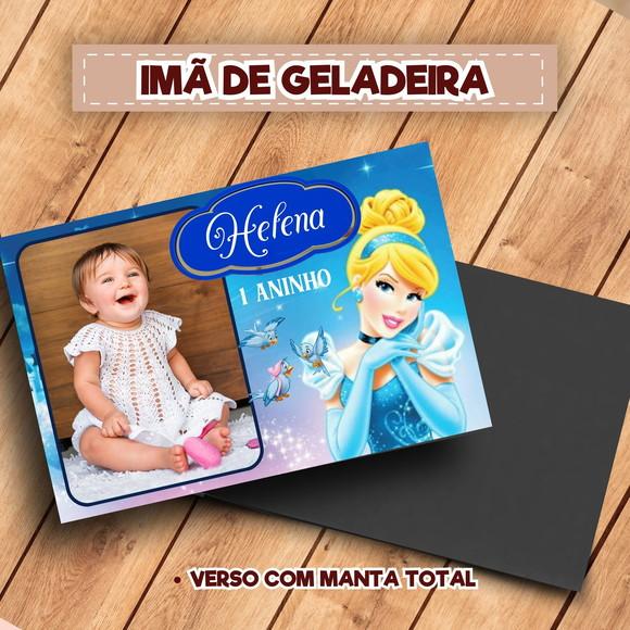 Imã de Geladeira Personalizado Cinderela