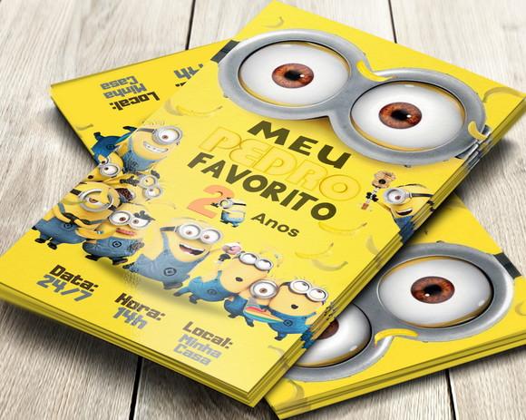 Convite Digital Minions