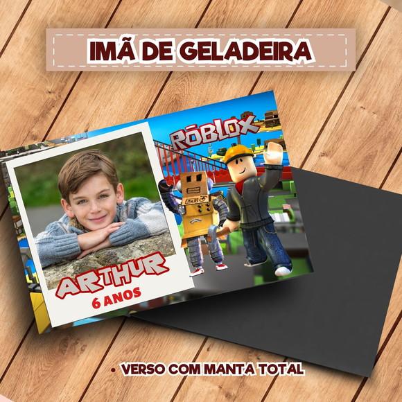 Imã de Geladeira Personalizado Roblox