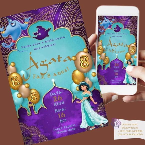 Convite Impresso Jasmine