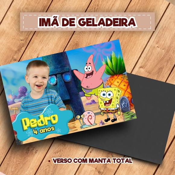 Imã de Geladeira Personalizado Bob Esponja