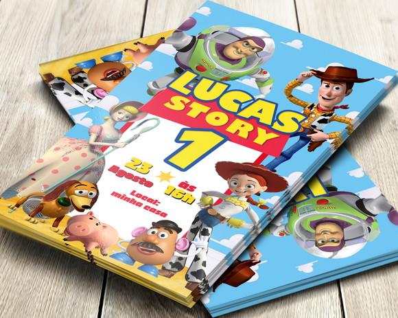 Convite Digital Toy Story