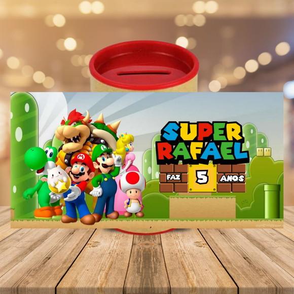 Adesivo para Cofrinho Super Mario