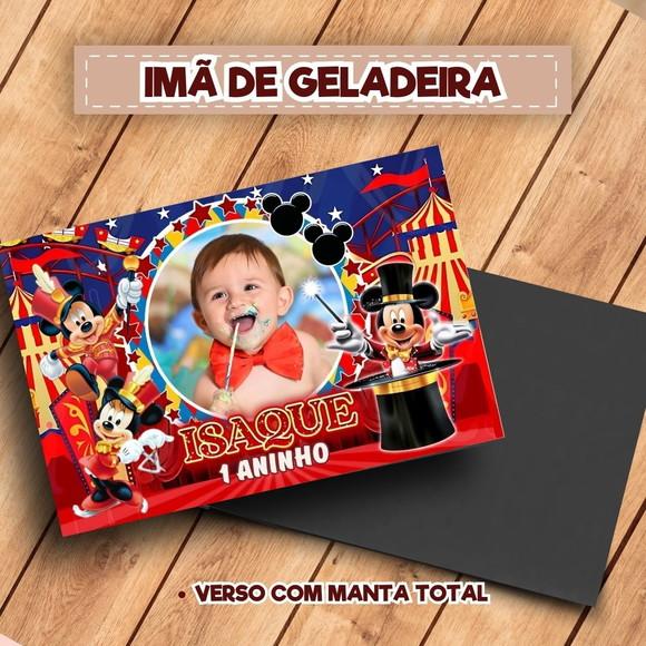 Imã de Geladeira Circo do Mickey