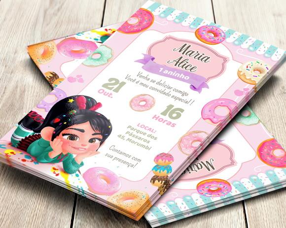 Convite Digital Vanellope
