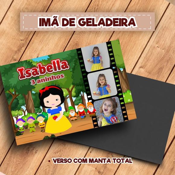 Imã de Geladeira Personalizado Branca de Neve