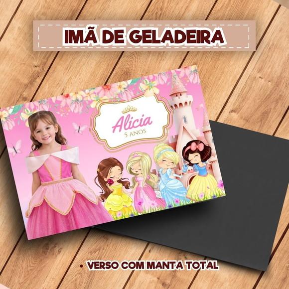 Imã de Geladeira Princesas da Disney