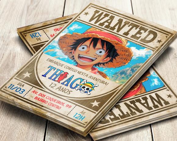 Convite Digital One Piece