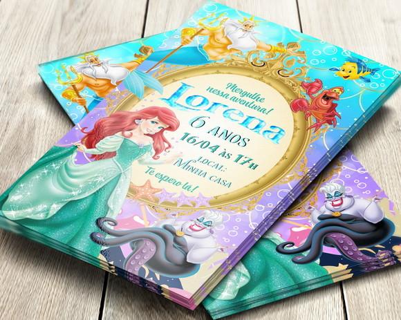 Convite Impresso Ariel