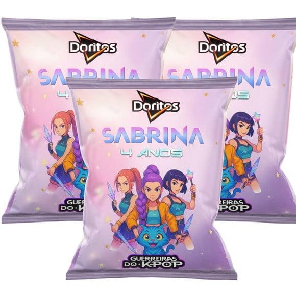 Embalagem para Salgadinho Guerreiras do Kpop