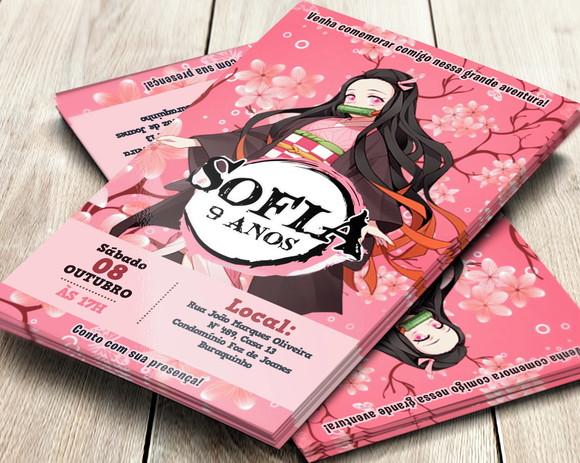 Convite Digital Nezuko