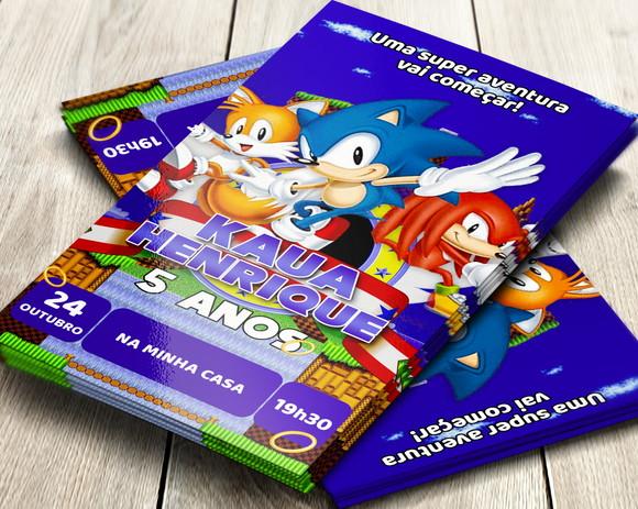 Convite Digital Sonic