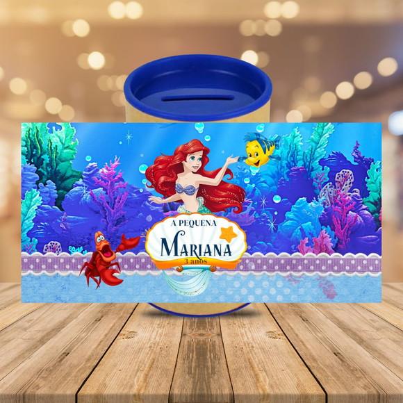 Adesivo para Cofrinho Ariel